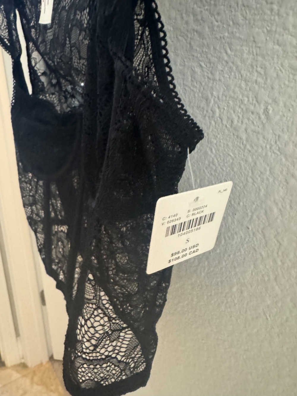 Anthropologie Lace corset pullover Lyrebird top small NWT - Picture 5 of 7